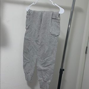 Grey sweatpants